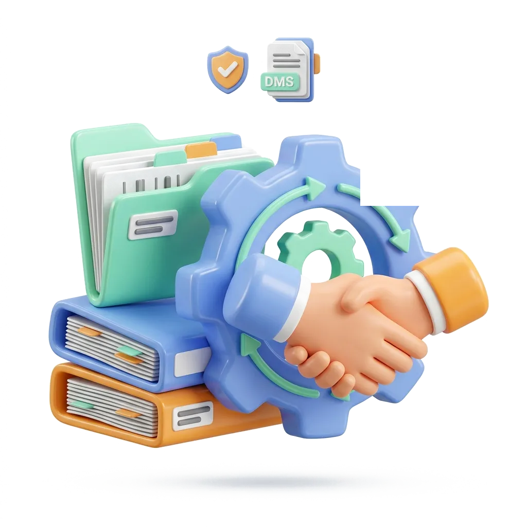 Rincon DMS Support & Partnership 3D Icon
